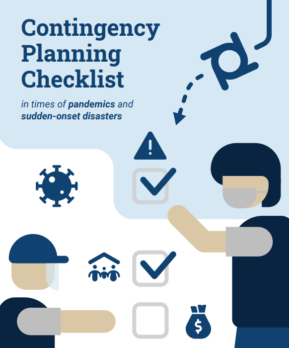 Contingency Planning Checklist in Times of Pandemics and Sudden-Onset Disasters