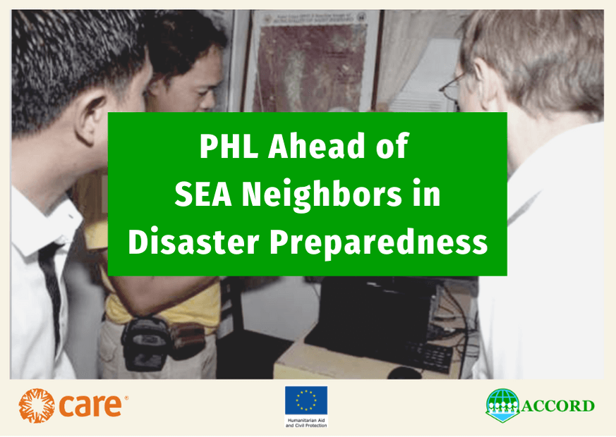 PHL Ahead of SEA Neighbors in Disaster Preparedness