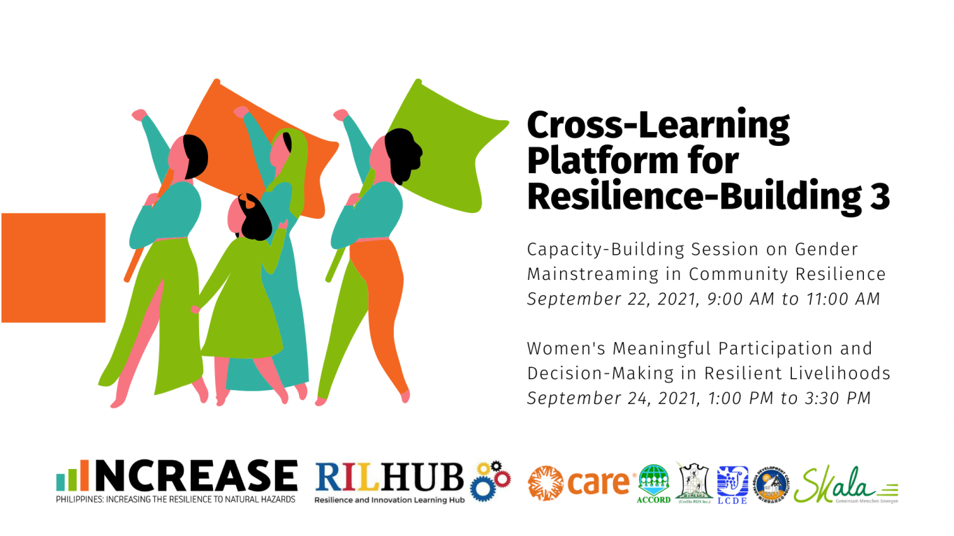 INCREASE Holds 3rd CLPRB on Gender Mainstreaming in Community Resilience
