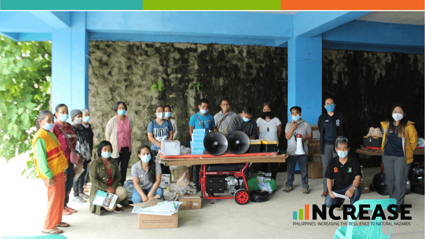 INCREASE Project turns over EWS Equipment and IEC materials in Mt. Province