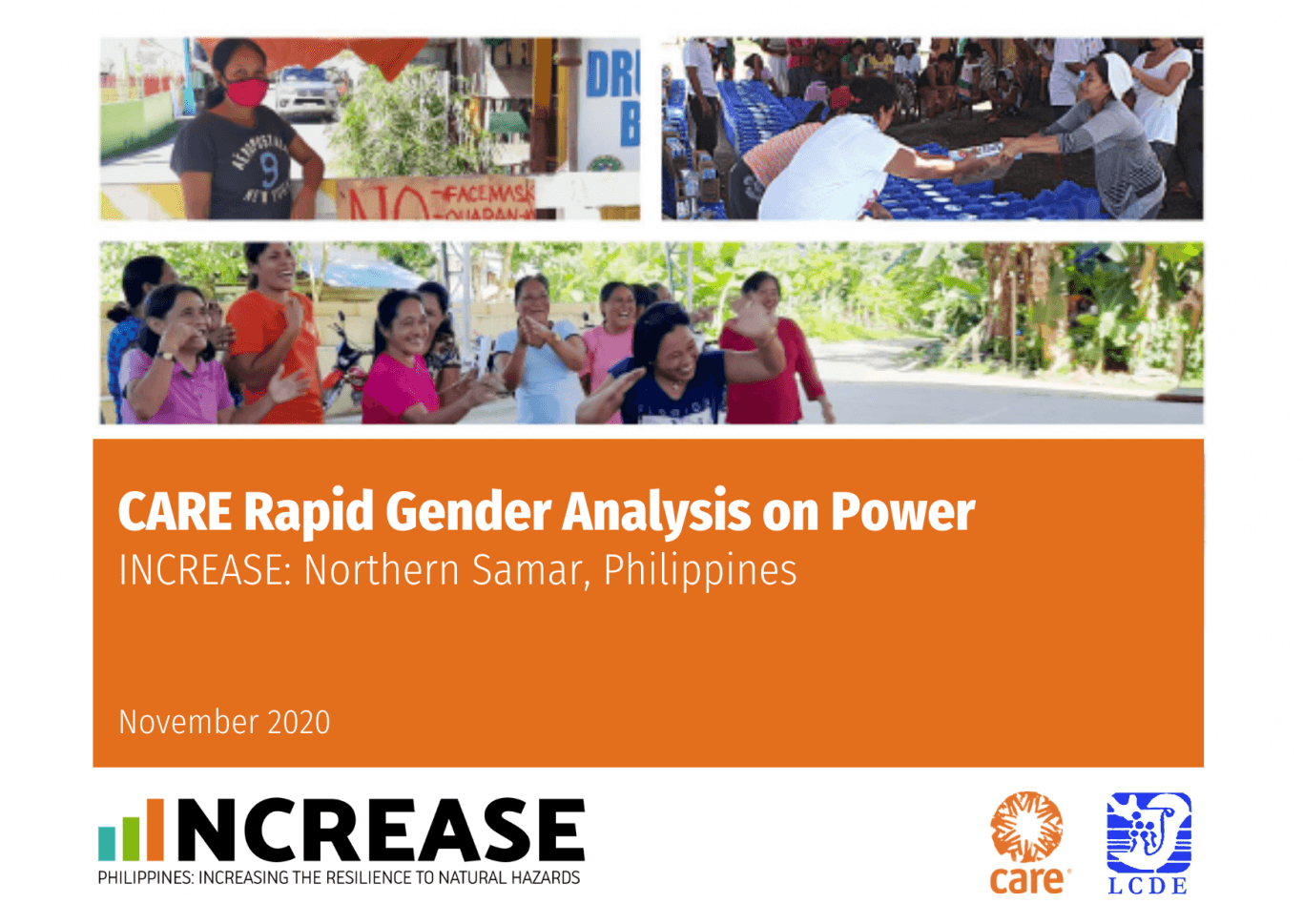 CARE Rapid Gender Analysis on Power – INCREASE: Northern Samar, Philippines