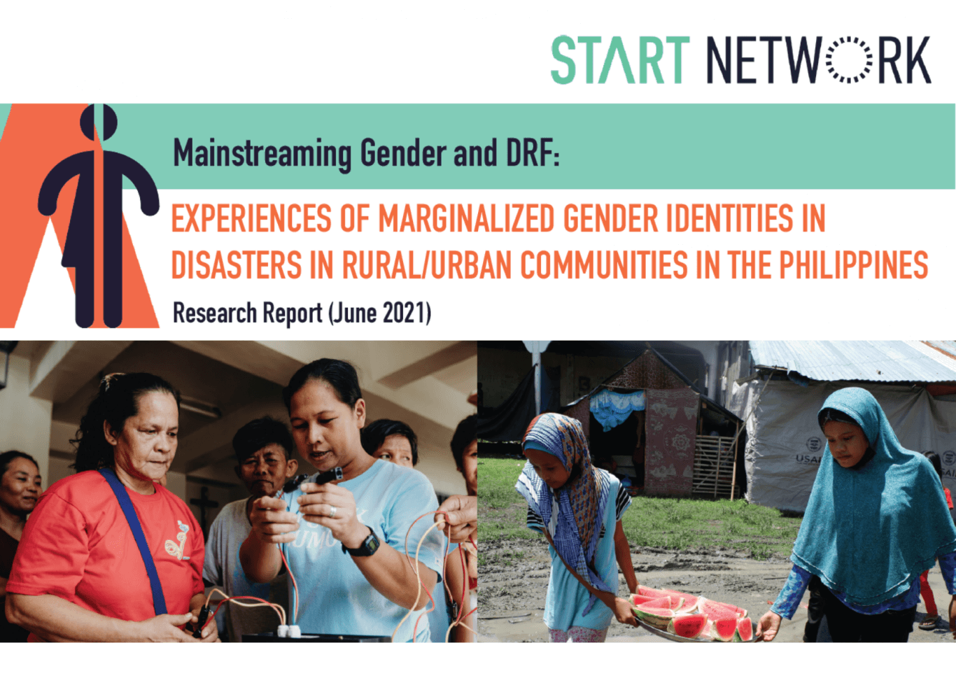 Mainstreaming Gender and DRF: Experiences of Marginalized Gender Identities in Disasters in Rural/Urban Communities in the Philippines Research Report (June 2021)